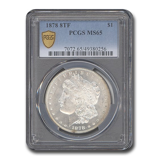 1878 Morgan Dollar 8 TF MS-66 PCGS 1878 Morgan Dollar 8 TF MS-66 PCGS